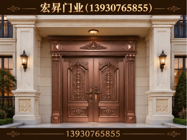 青县铸铝门展示图